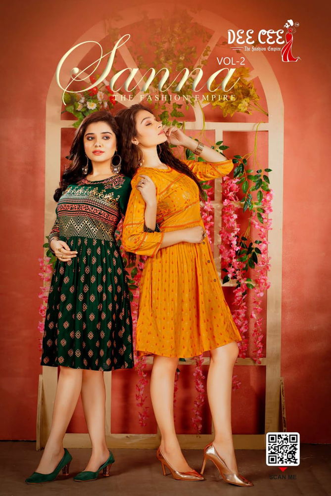 Sanna Fancy Wear Wholesale Printed Designer Kurtis